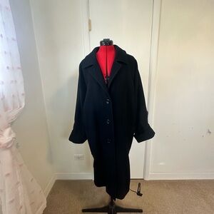 Sandro Black Pea Coat